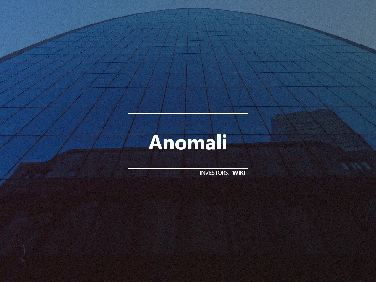 Anomali