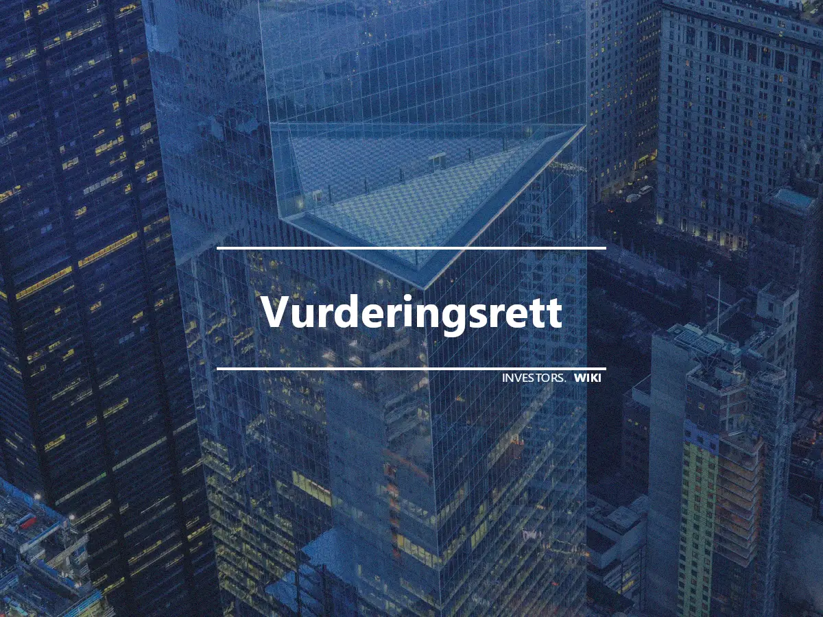 Vurderingsrett