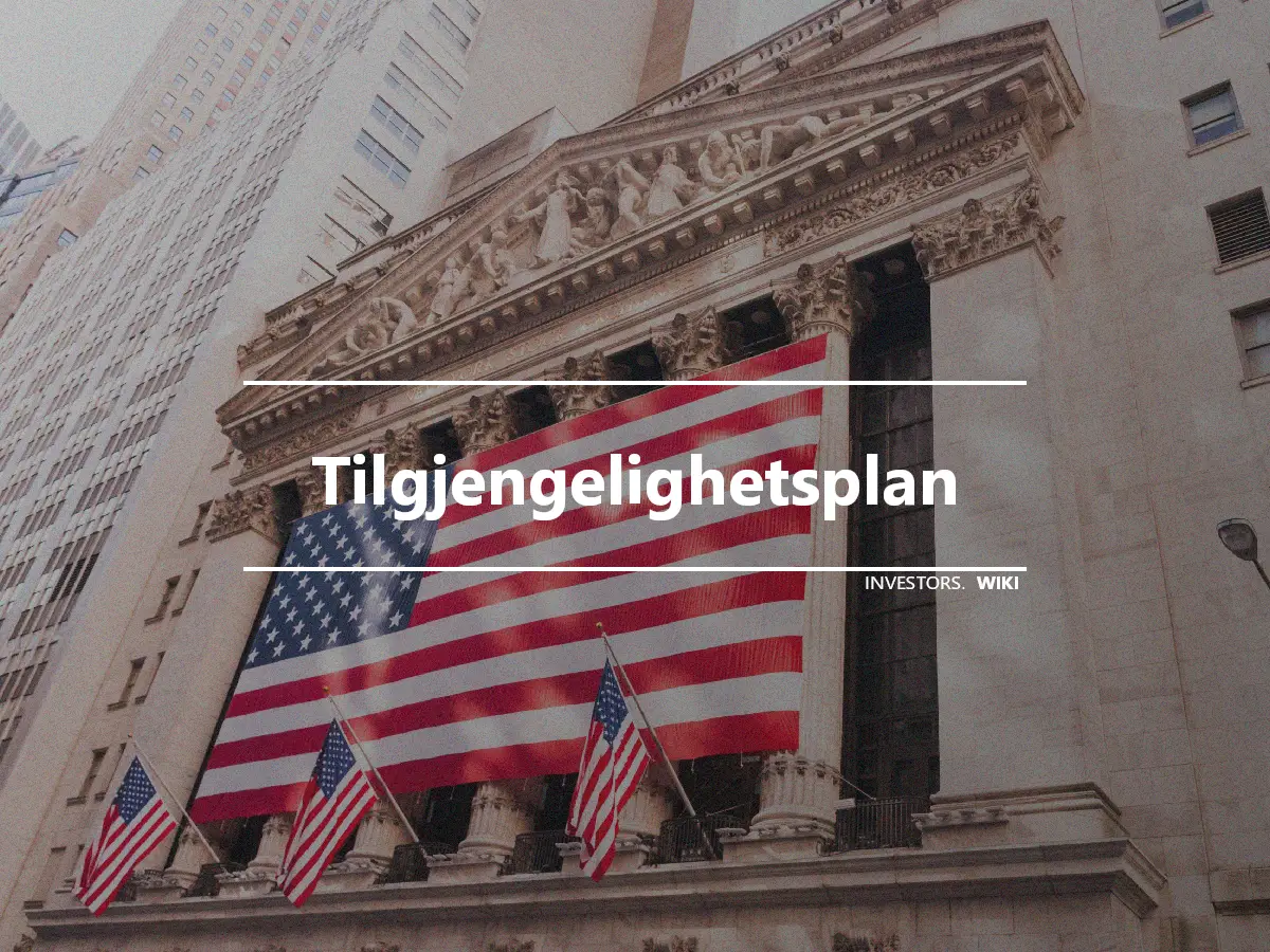 Tilgjengelighetsplan