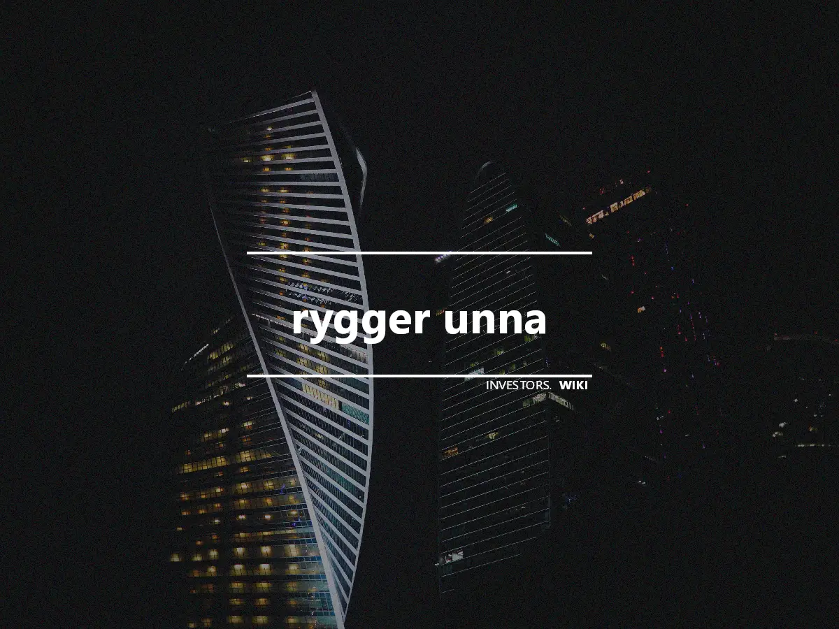 rygger unna