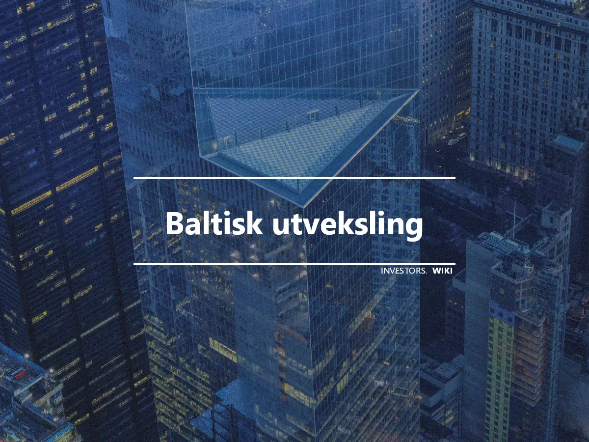 Baltisk utveksling