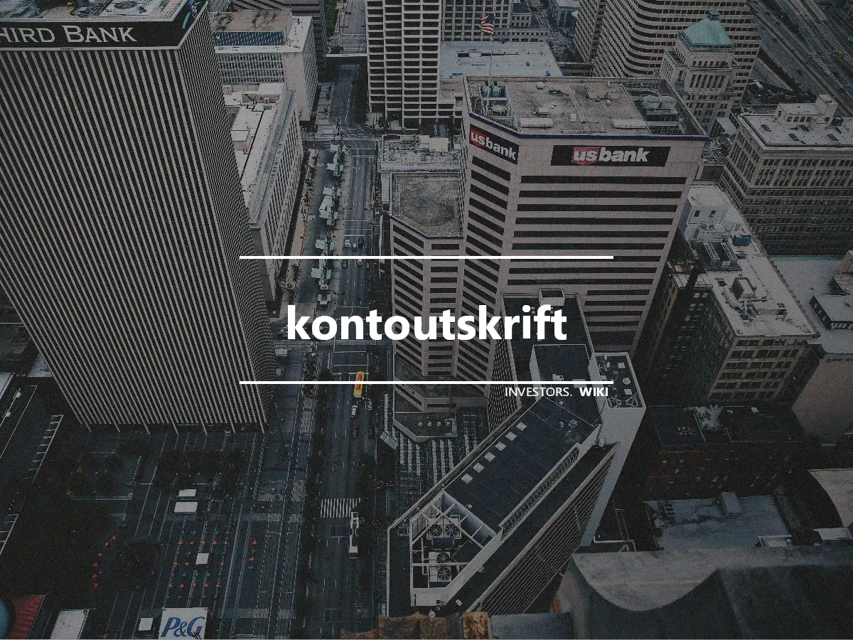 kontoutskrift