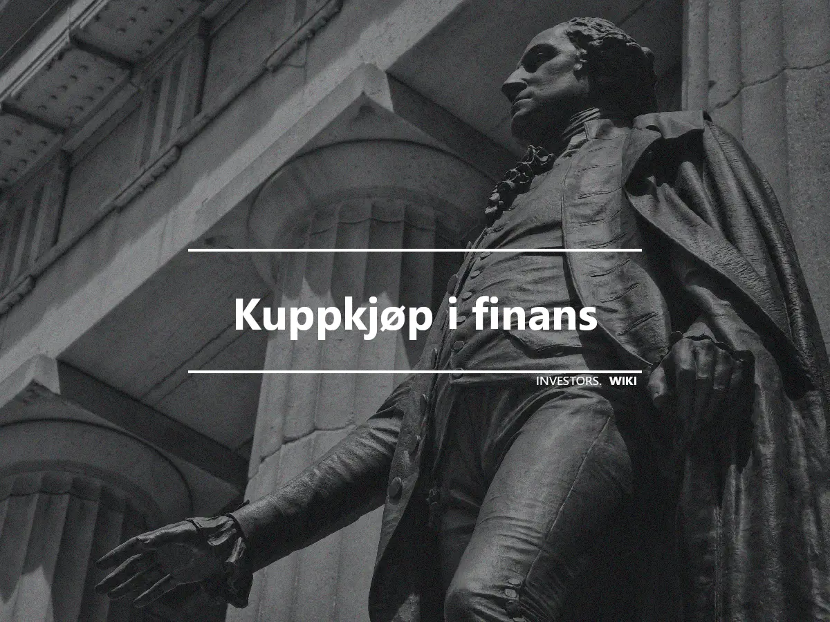 Kuppkjøp i finans