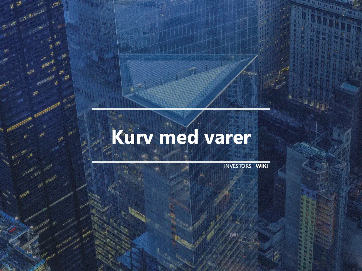 Kurv med varer