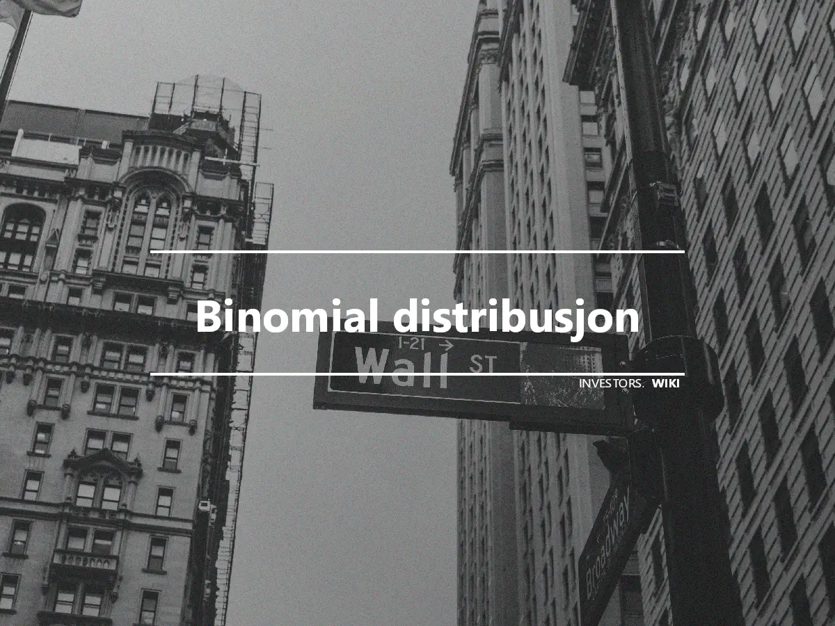 Binomial distribusjon