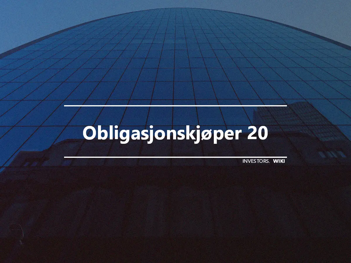 Obligasjonskjøper 20