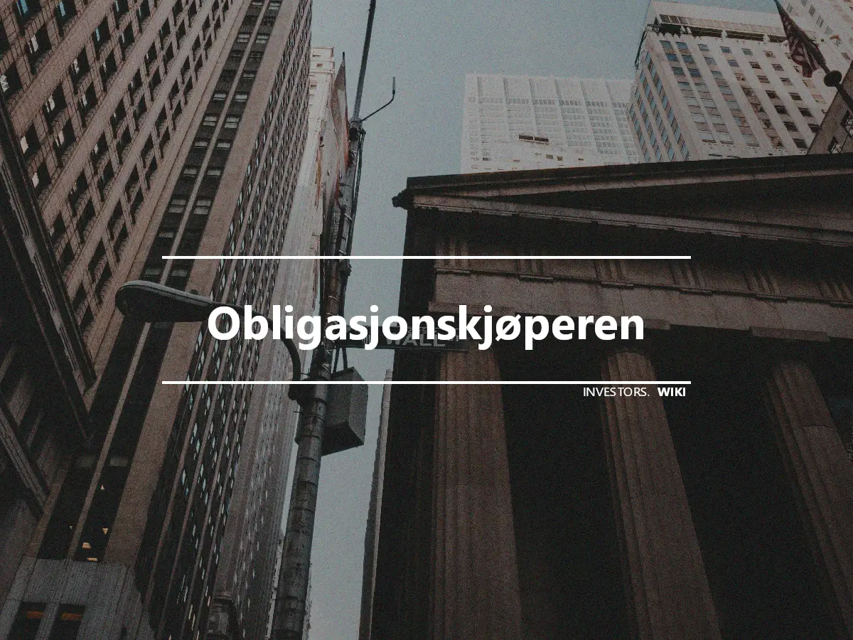 Obligasjonskjøperen