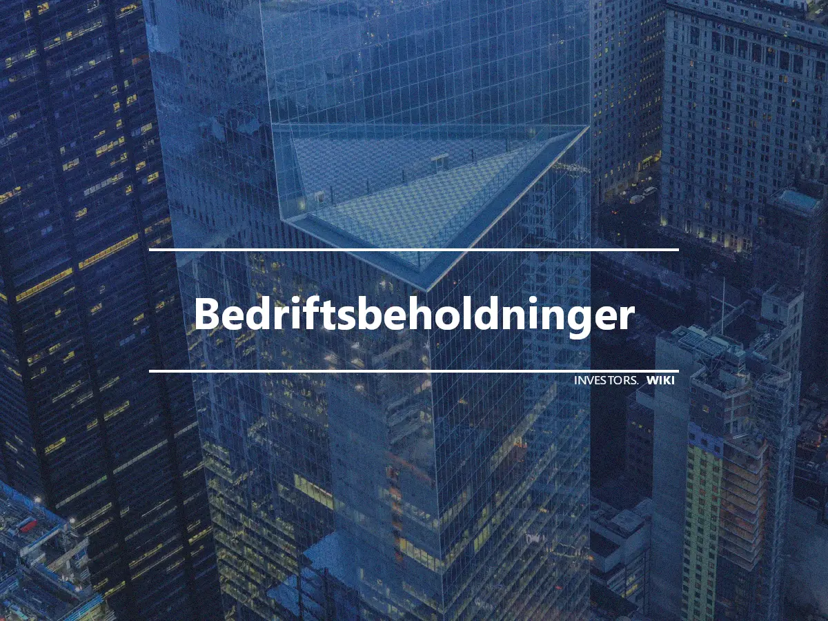 Bedriftsbeholdninger