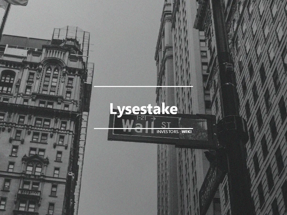 Lysestake