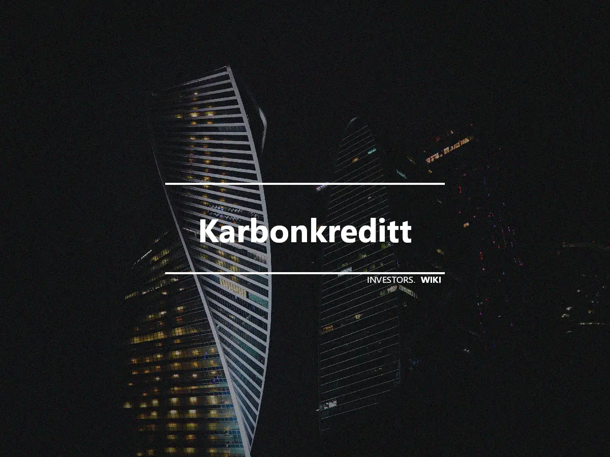 Karbonkreditt