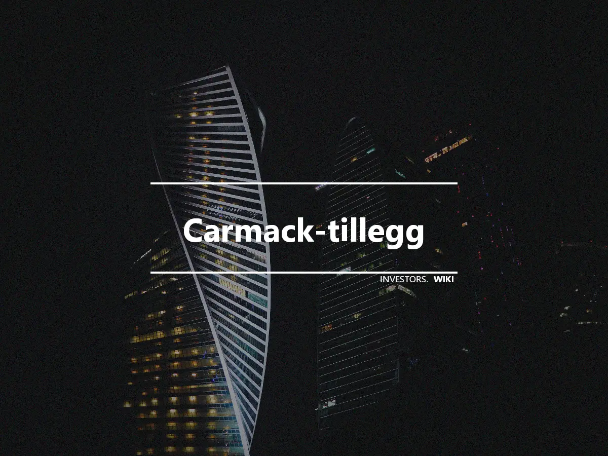 Carmack-tillegg