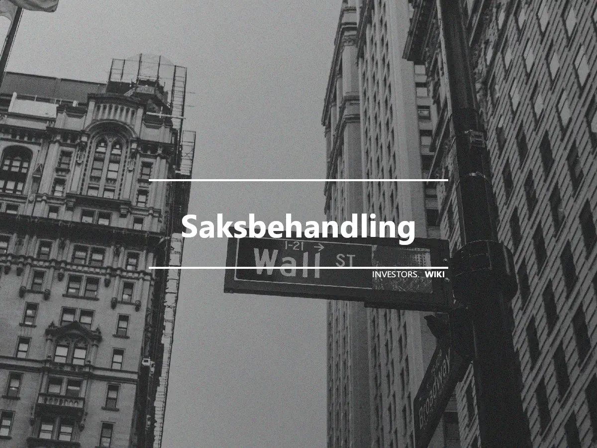 Saksbehandling