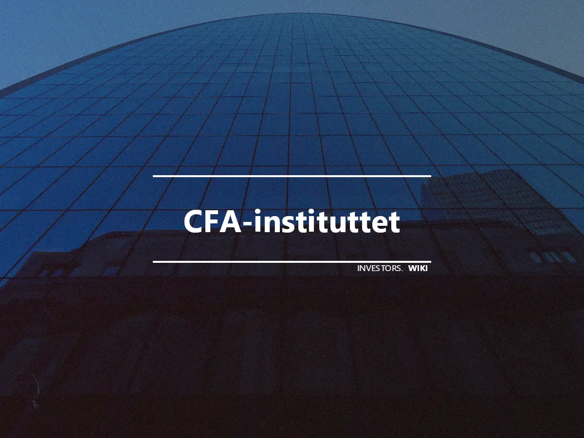 CFA-instituttet
