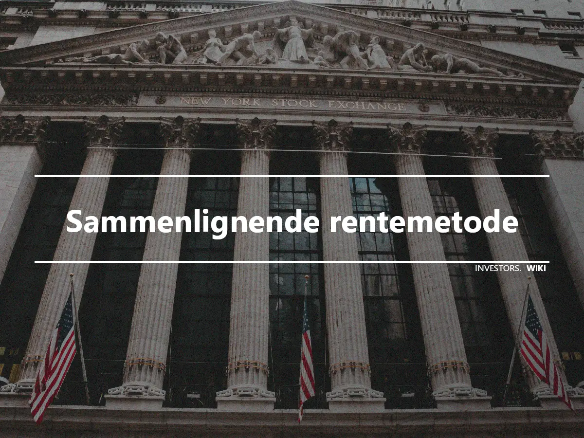 Sammenlignende rentemetode