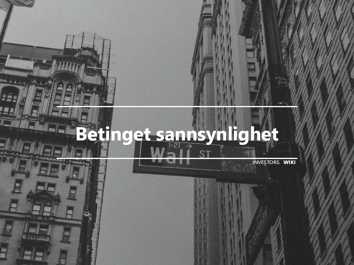 Betinget sannsynlighet