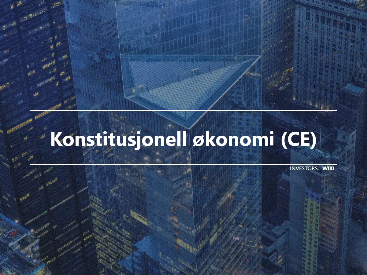 Konstitusjonell økonomi (CE)