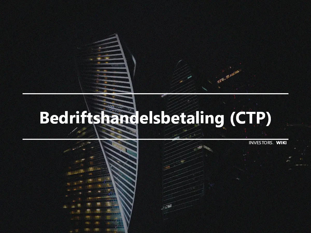 Bedriftshandelsbetaling (CTP)