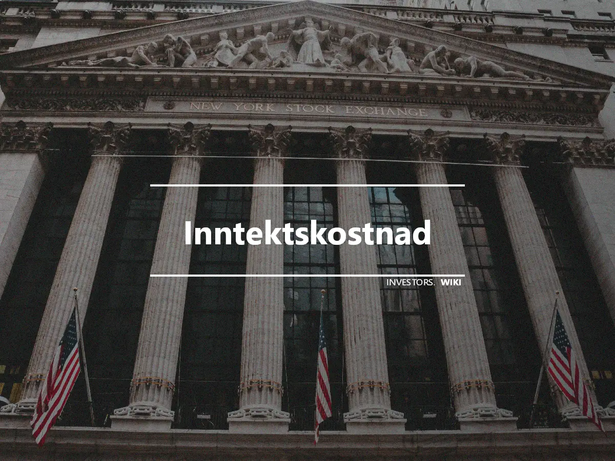 Inntektskostnad