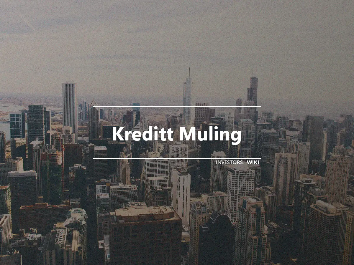 Kreditt Muling