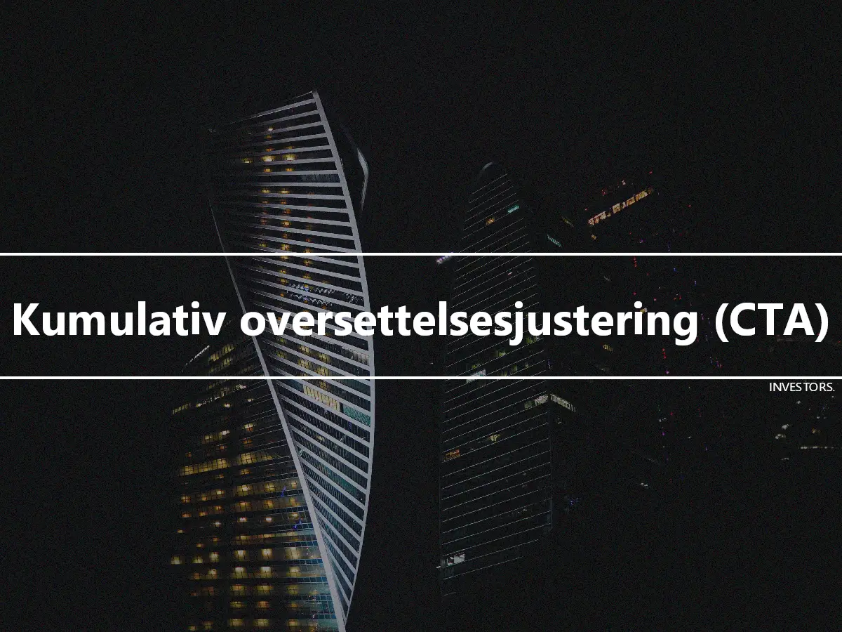 Kumulativ oversettelsesjustering (CTA)