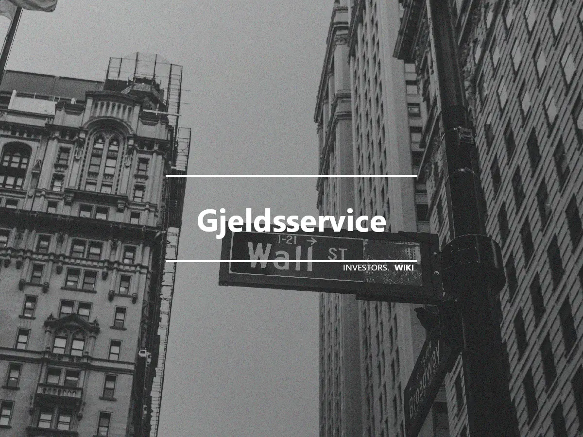 Gjeldsservice