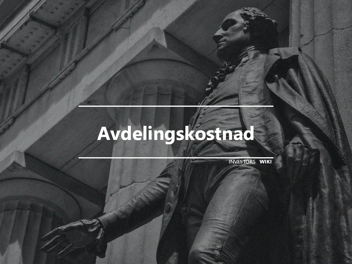 Avdelingskostnad