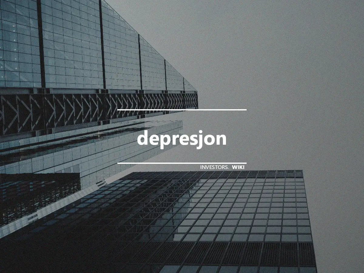 depresjon