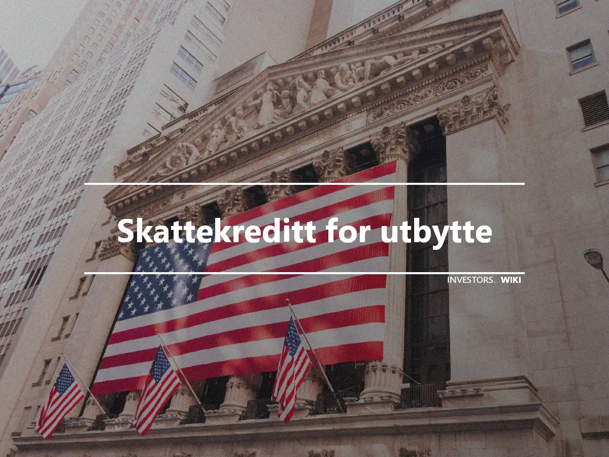 Skattekreditt for utbytte