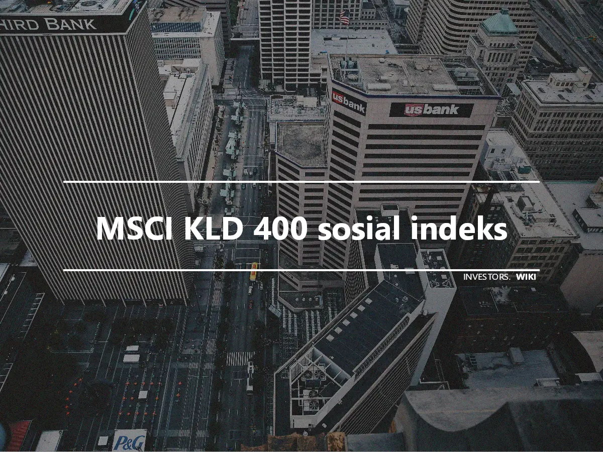 MSCI KLD 400 sosial indeks