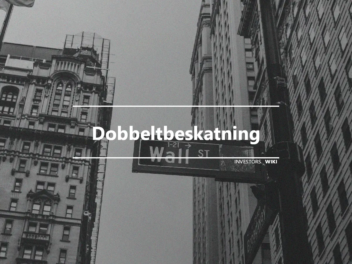 Dobbeltbeskatning