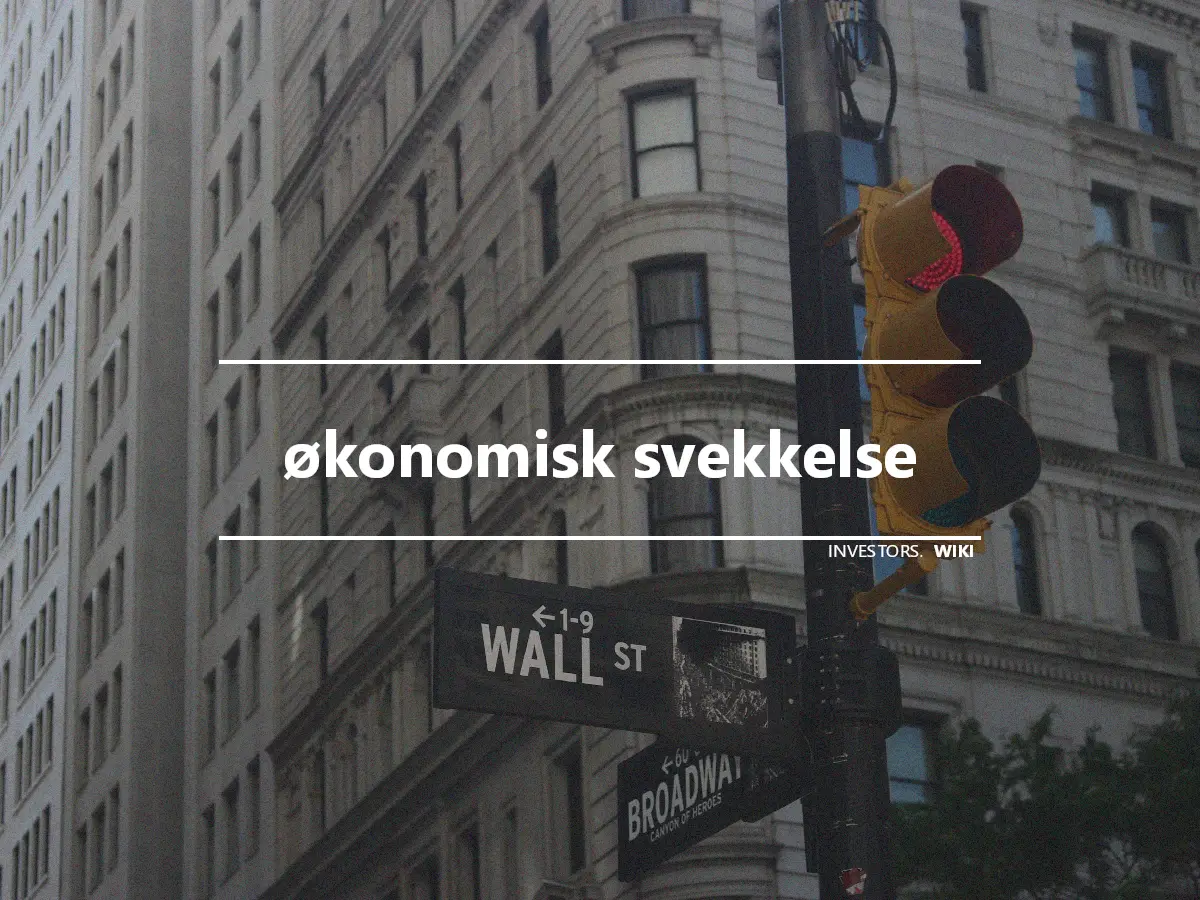 økonomisk svekkelse