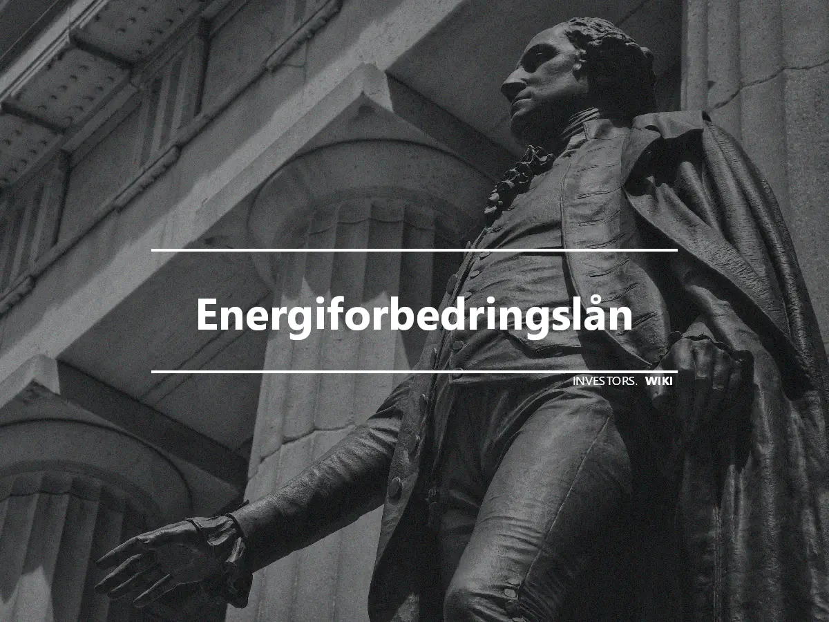 Energiforbedringslån