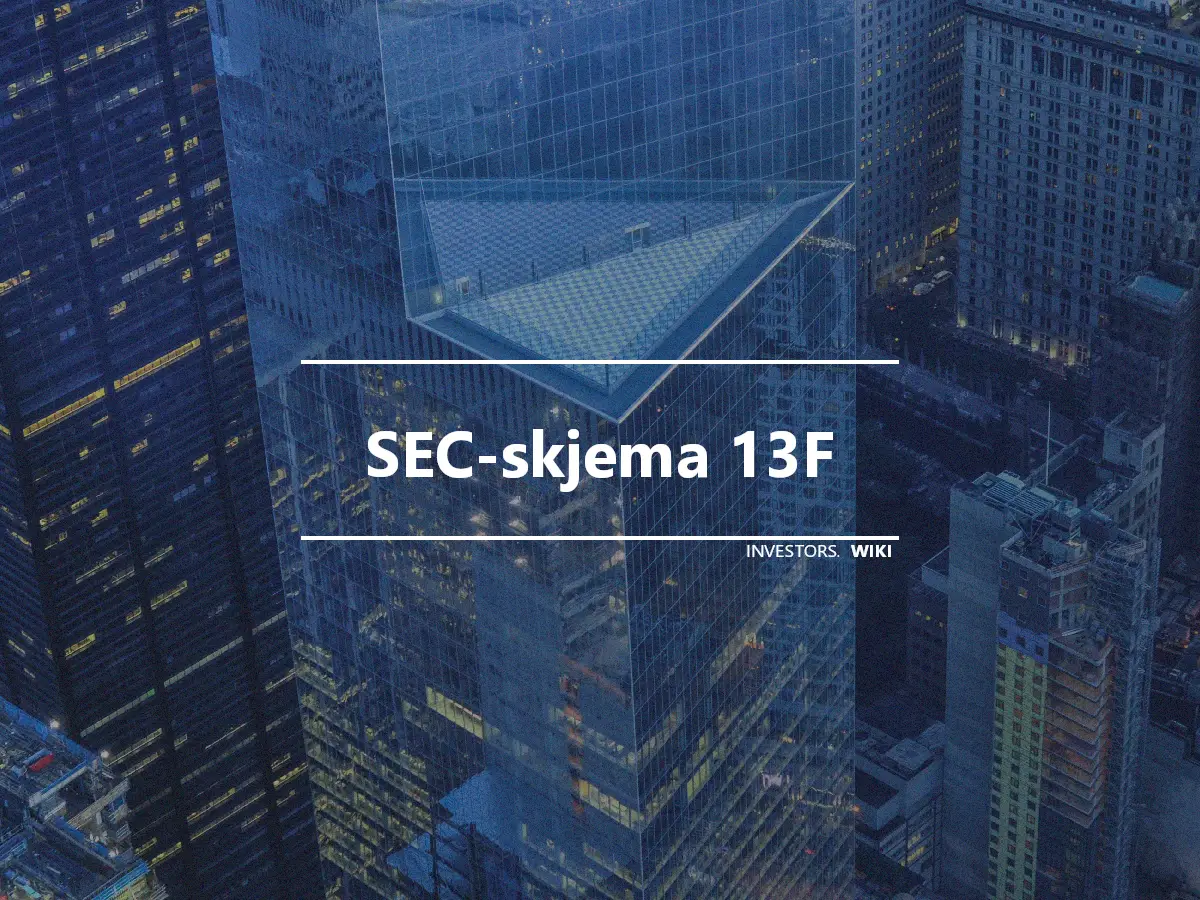 SEC-skjema 13F