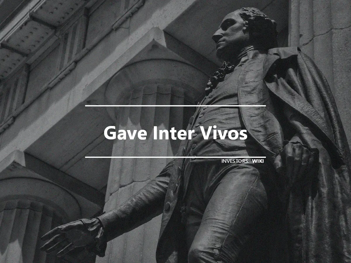 Gave Inter Vivos