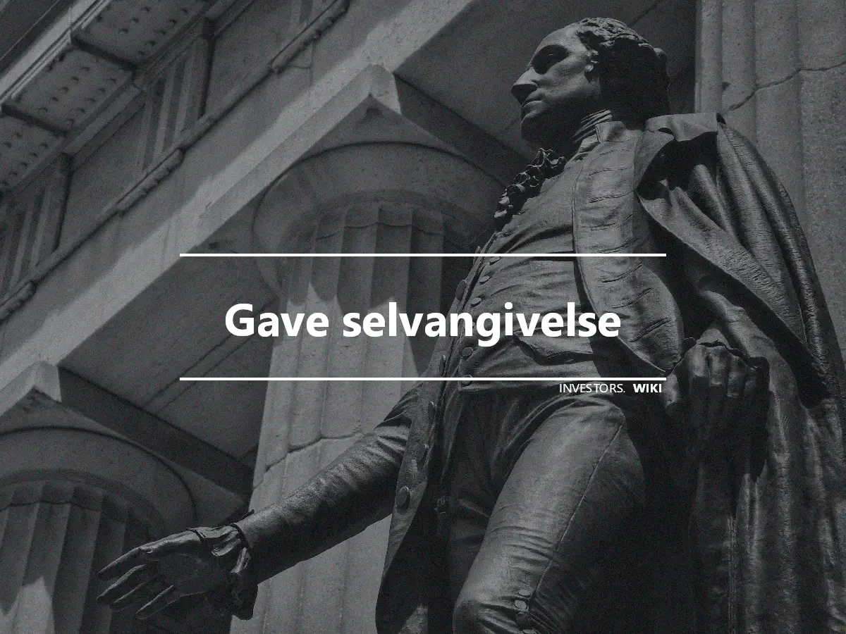 Gave selvangivelse