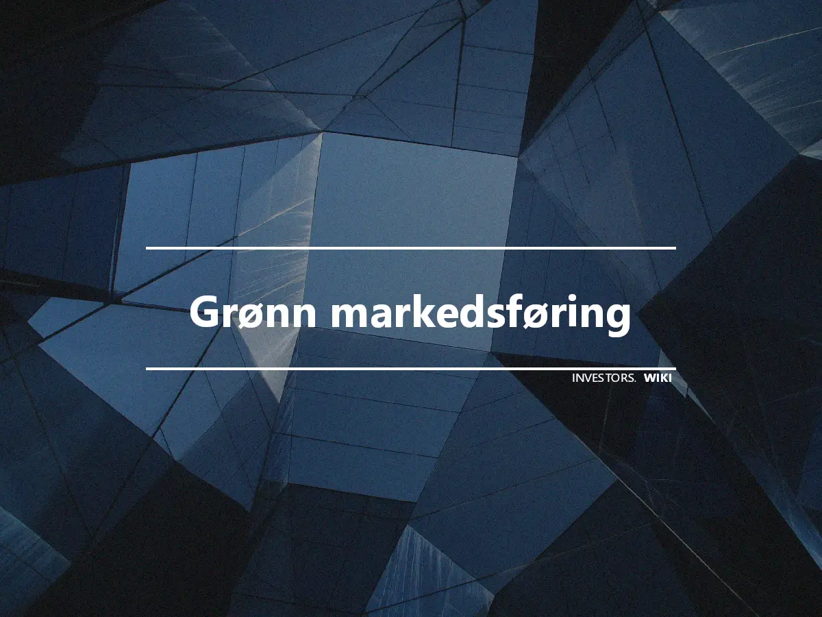 Grønn markedsføring