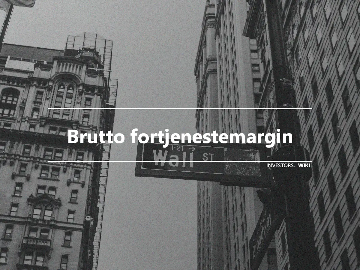 Brutto fortjenestemargin