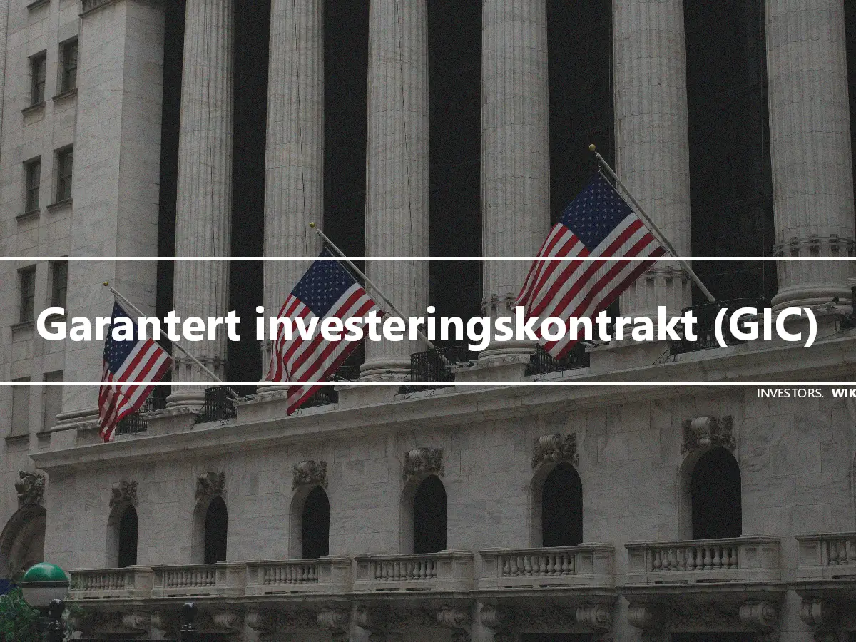 Garantert investeringskontrakt (GIC)