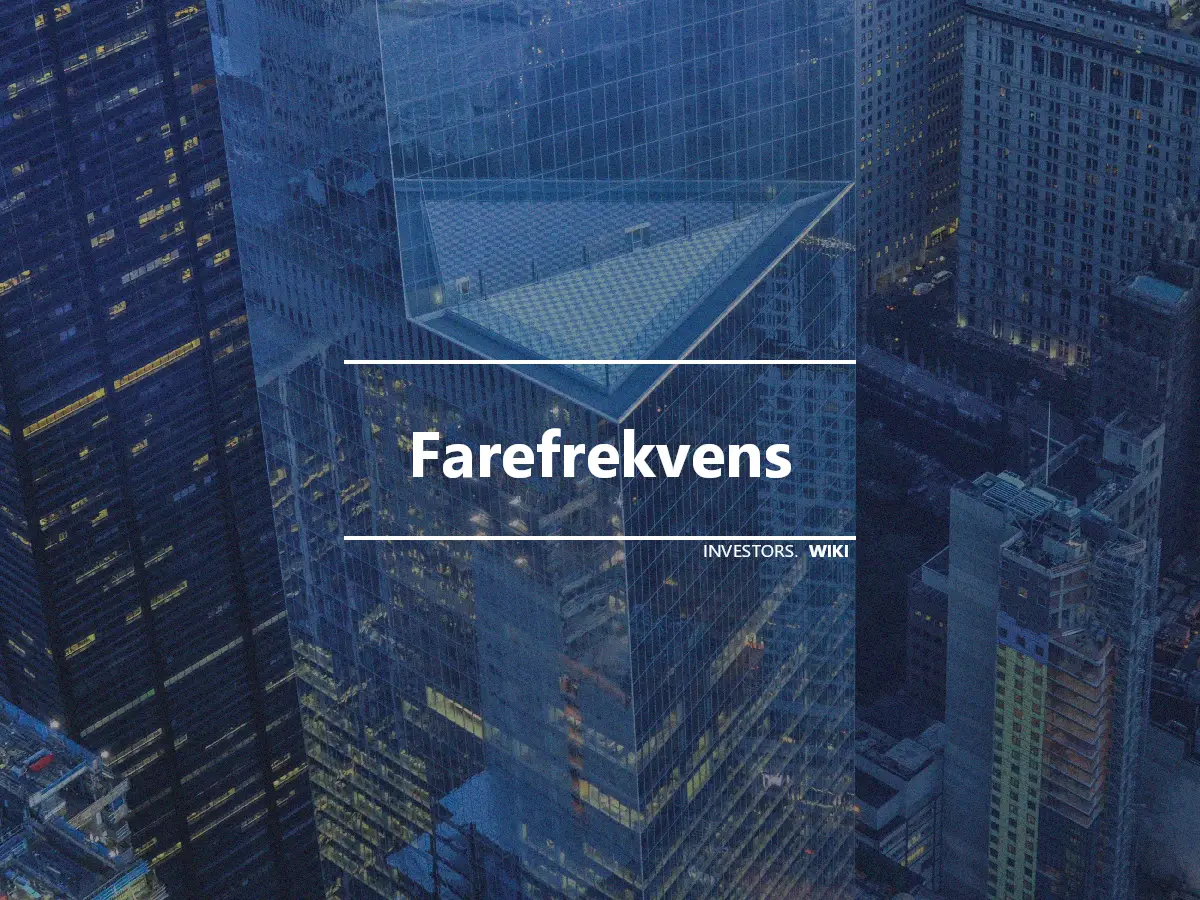 Farefrekvens