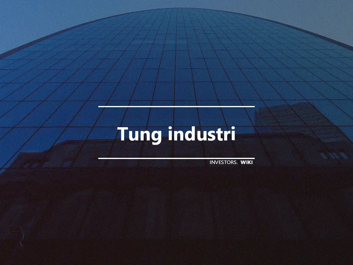 Tung industri