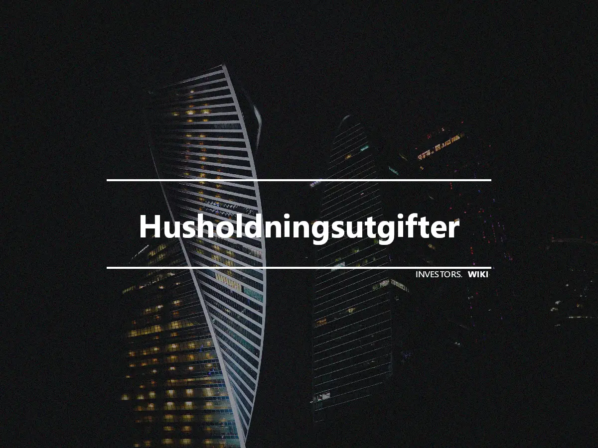 Husholdningsutgifter