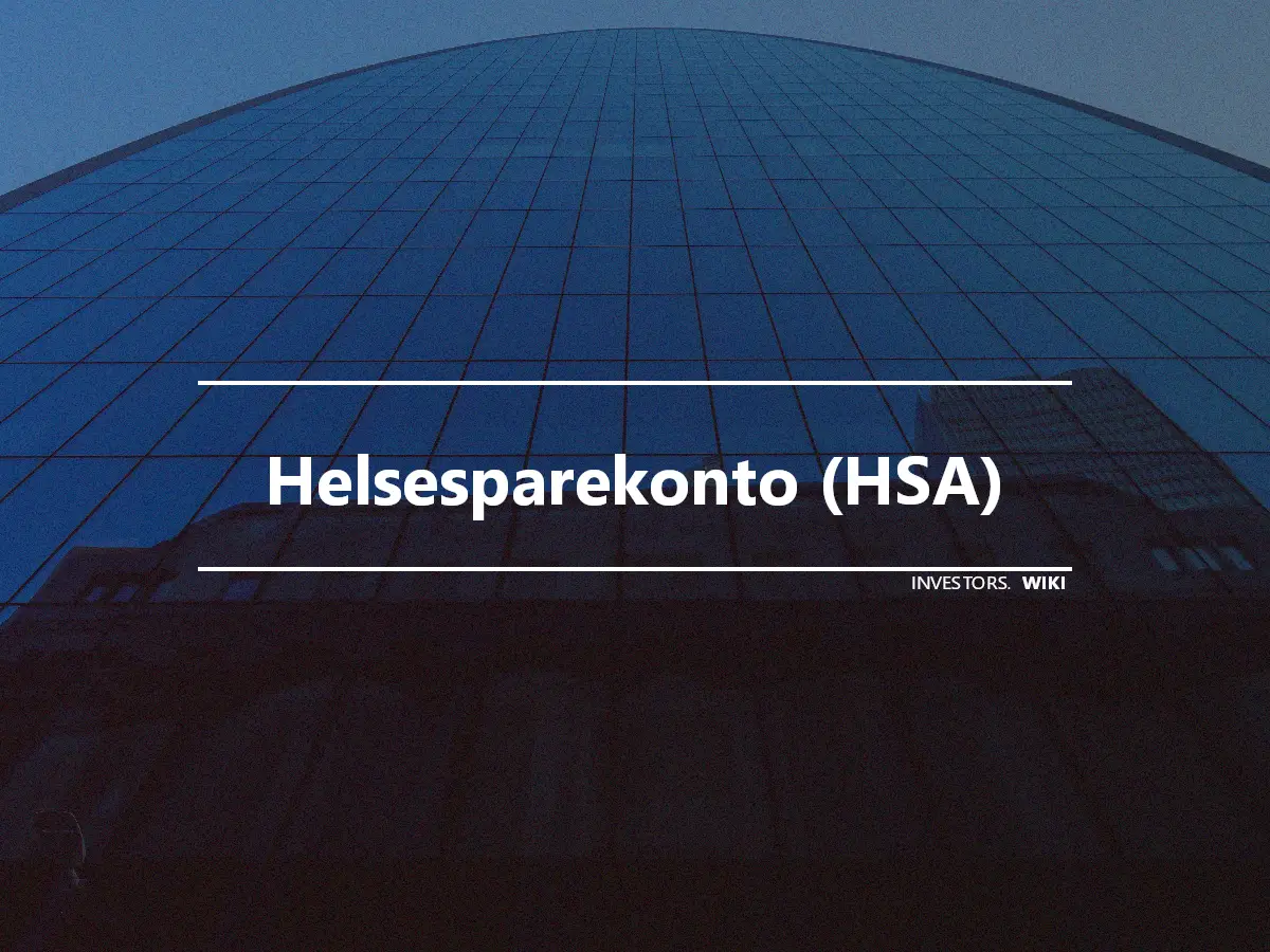 Helsesparekonto (HSA)