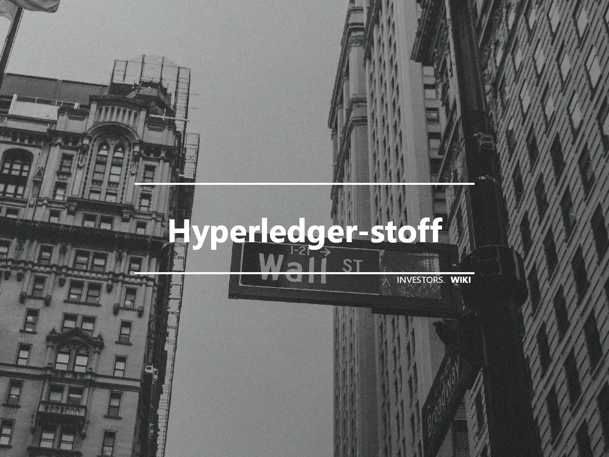 Hyperledger-stoff