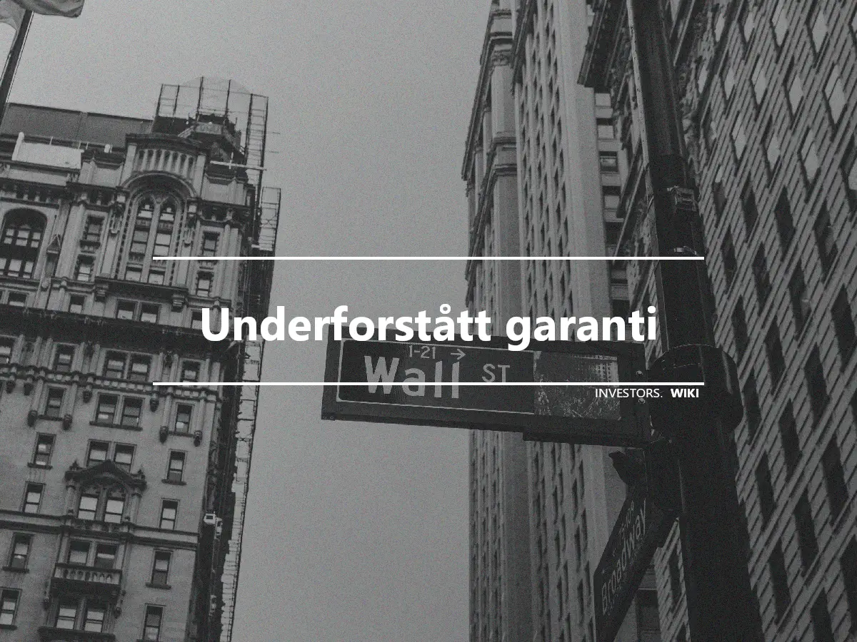 Underforstått garanti