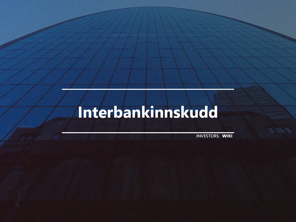 Interbankinnskudd