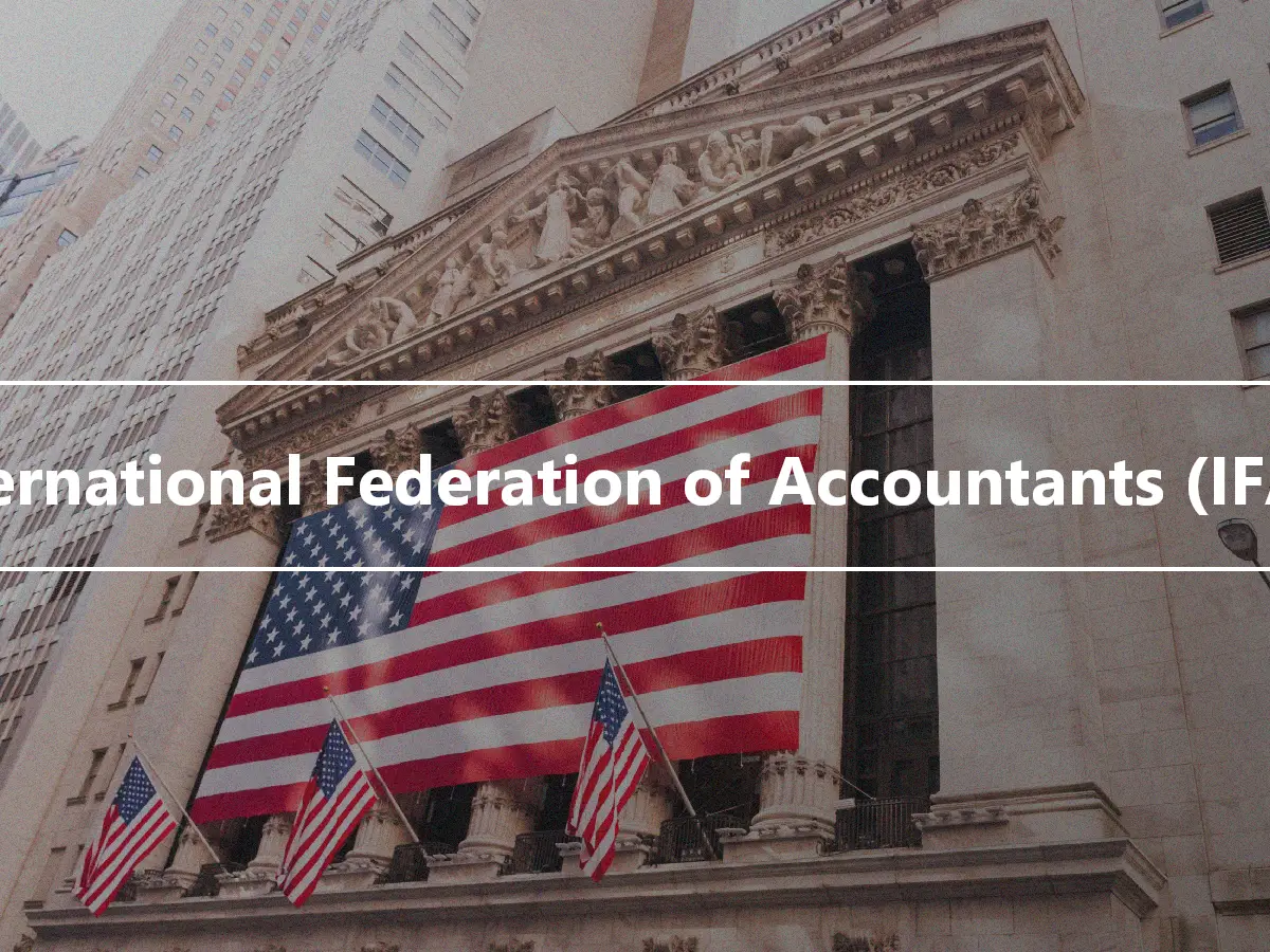 International Federation of Accountants (IFAC)