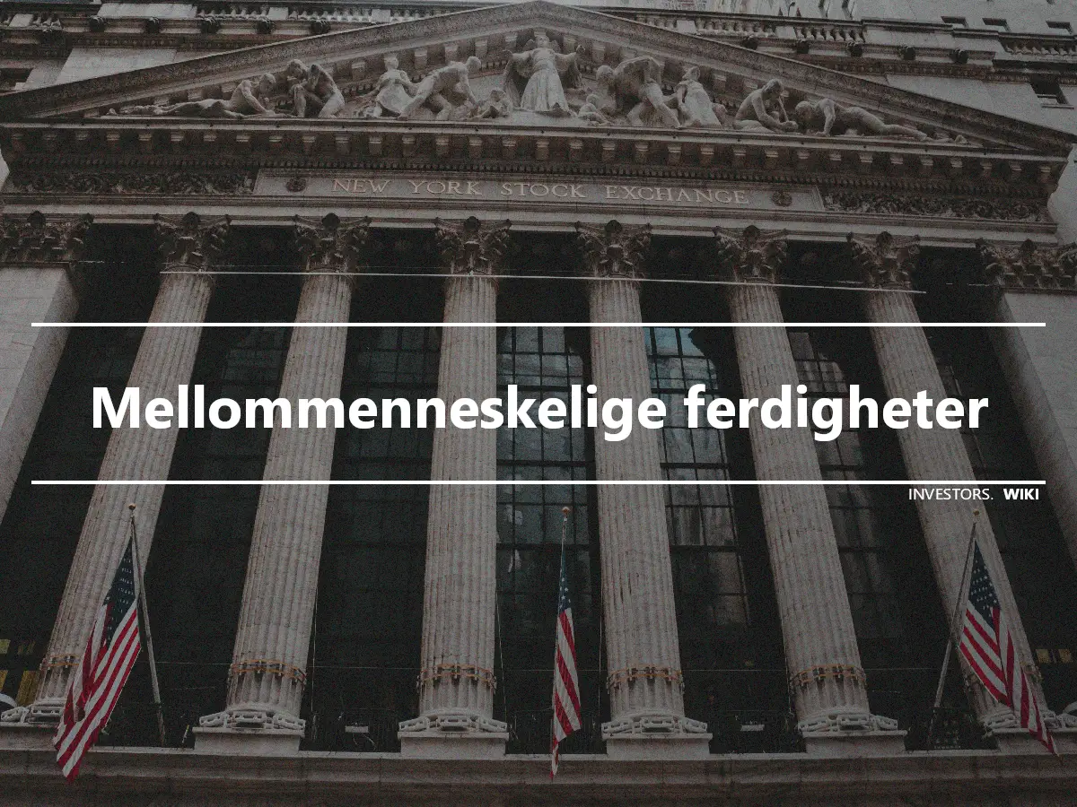 Mellommenneskelige ferdigheter