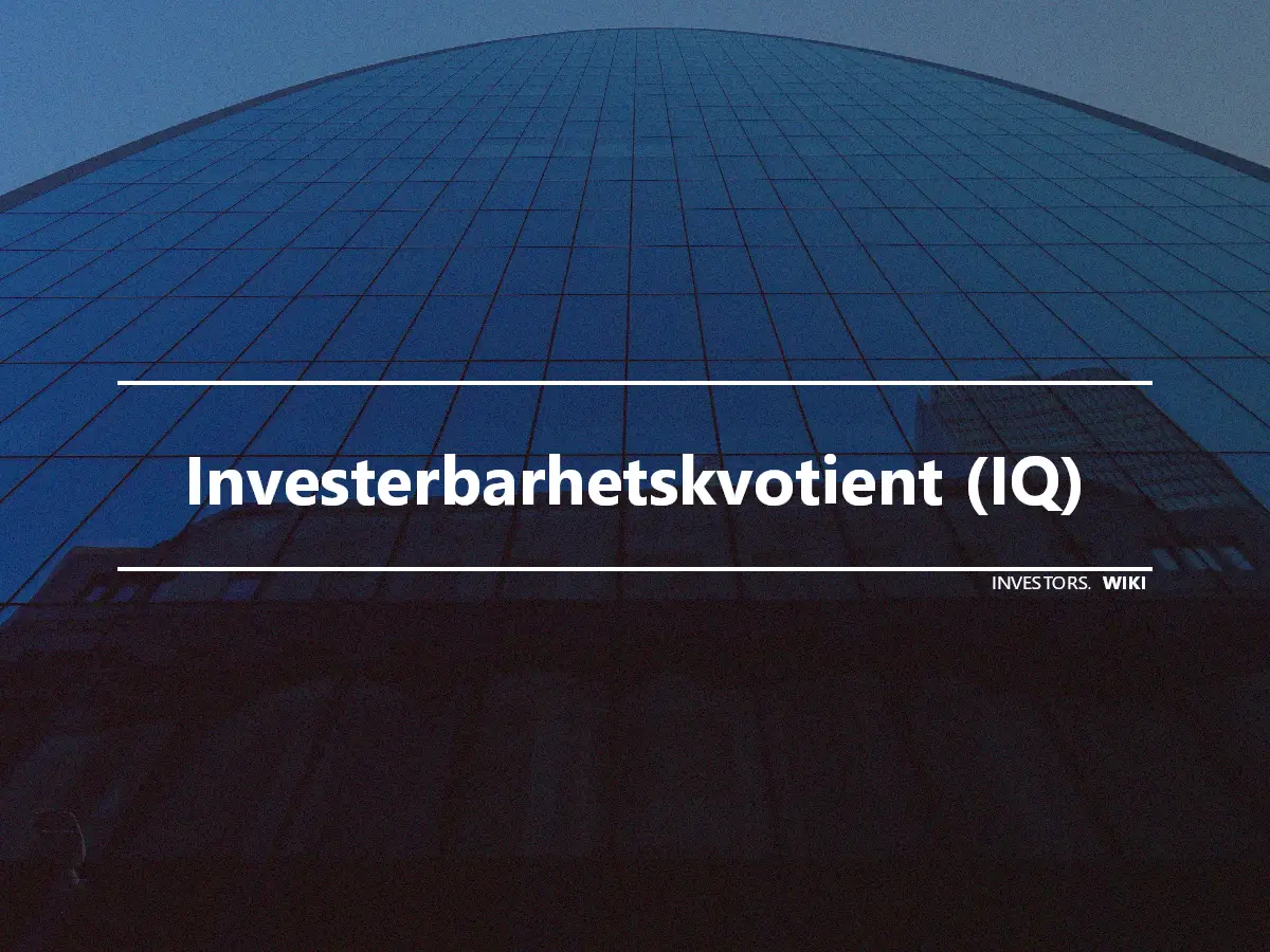 Investerbarhetskvotient (IQ)