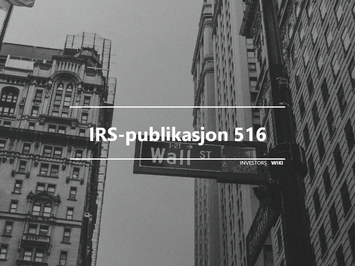 IRS-publikasjon 516