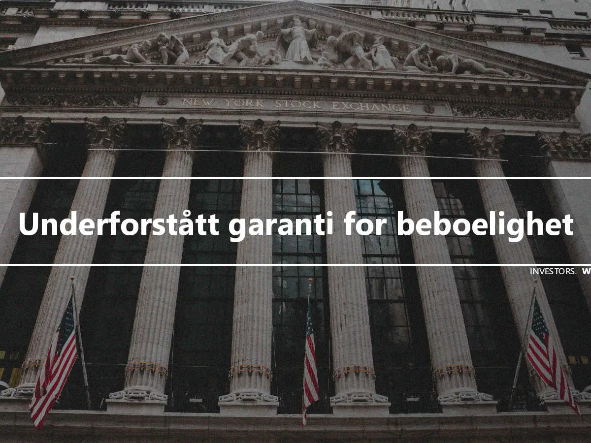 Underforstått garanti for beboelighet